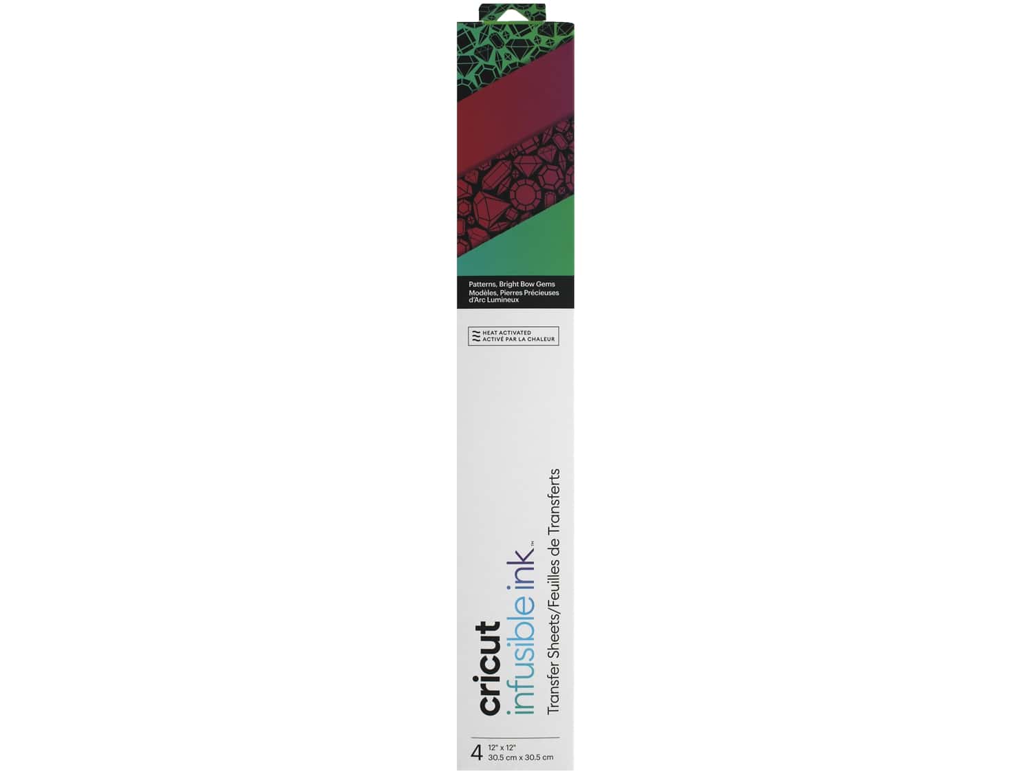 Cricut Infusible Ink Transfer 12"X 12" 4Pc Bright Bow Gems JB-40300_7b83e427-448a-417b-9e20-188247bf24d0