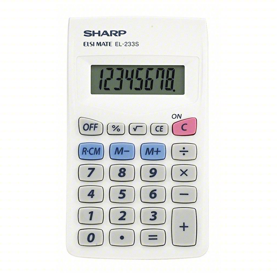 Sharp 10 Digit Calculator Wht JB-40318