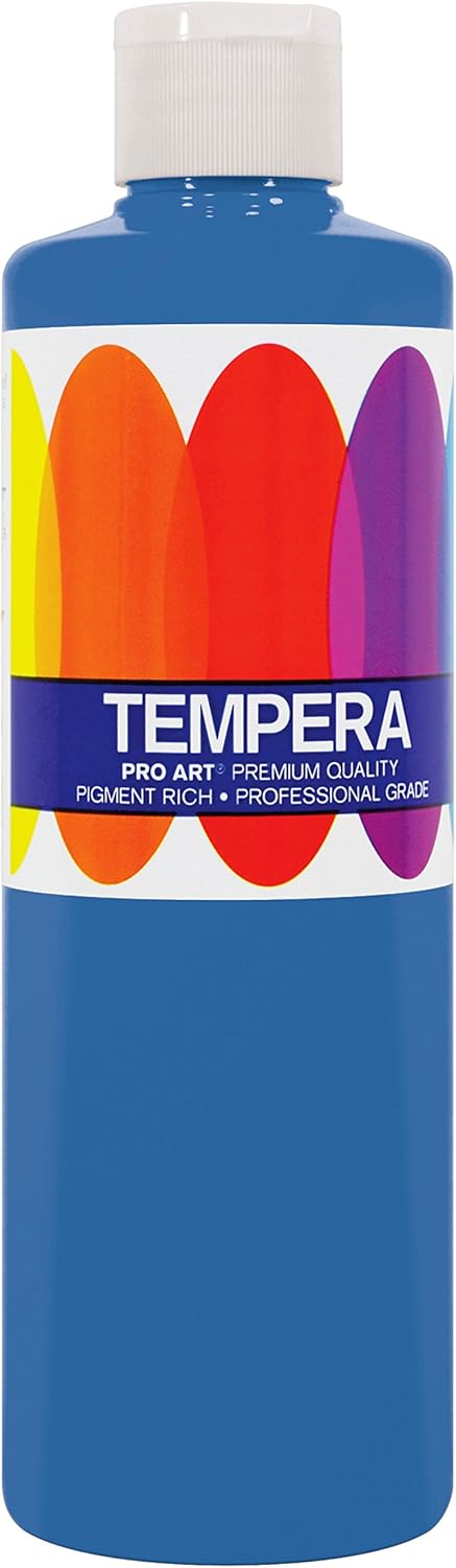 8Oz Blue Tempera JB-40346