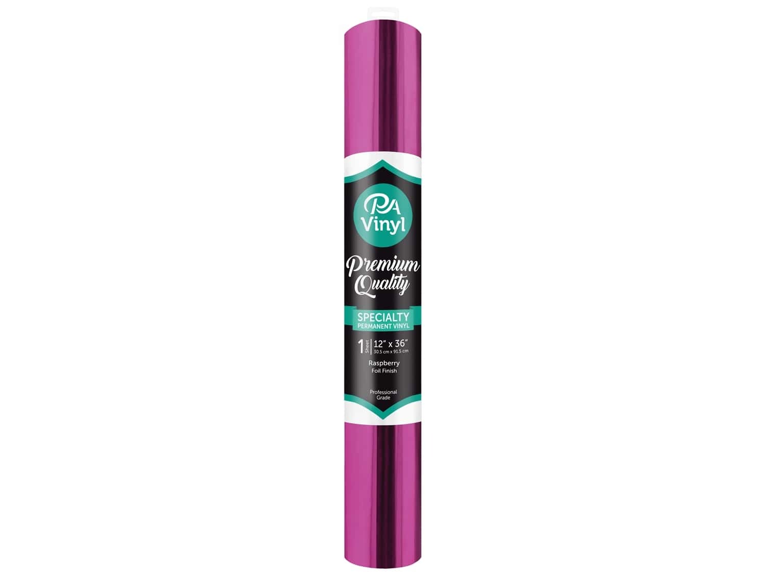 Pa Permanent Adhesive Vinyl - 12 X 36 In. - Foil Raspberry Arts & Crafts JB-40355_4a36921f-c864-43cd-9d8f-b24b23b79872