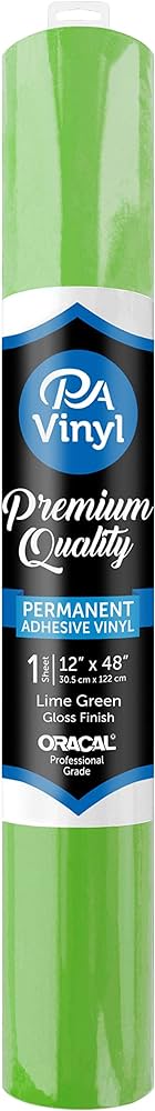 Lime Grn Gloss Vinyl 12"X48" JB-40366
