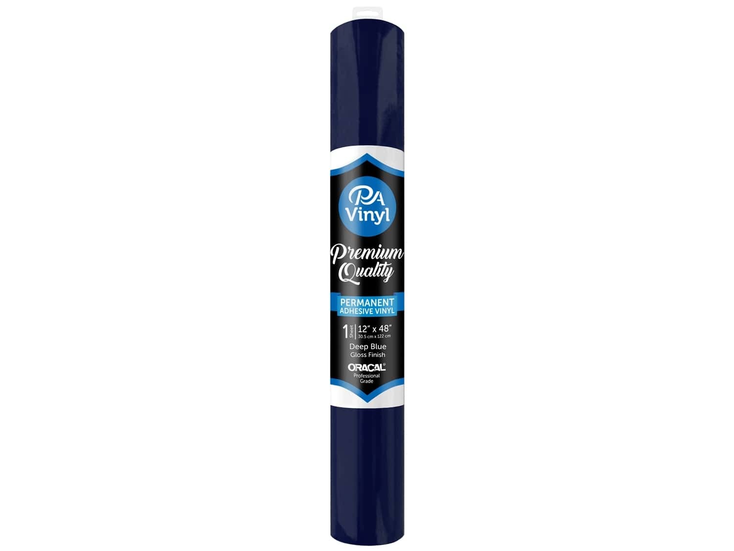 Pa Permanent Adhesive Vinyl - 12 X 48 In. - Gloss Deep Blue Arts & Crafts JB-40371_1feff365-f3e7-43f5-a4fe-453d33dc18c0