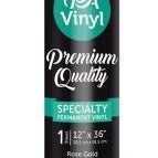 Rose Gold Spark Vinyl 12"X36" JB-40377