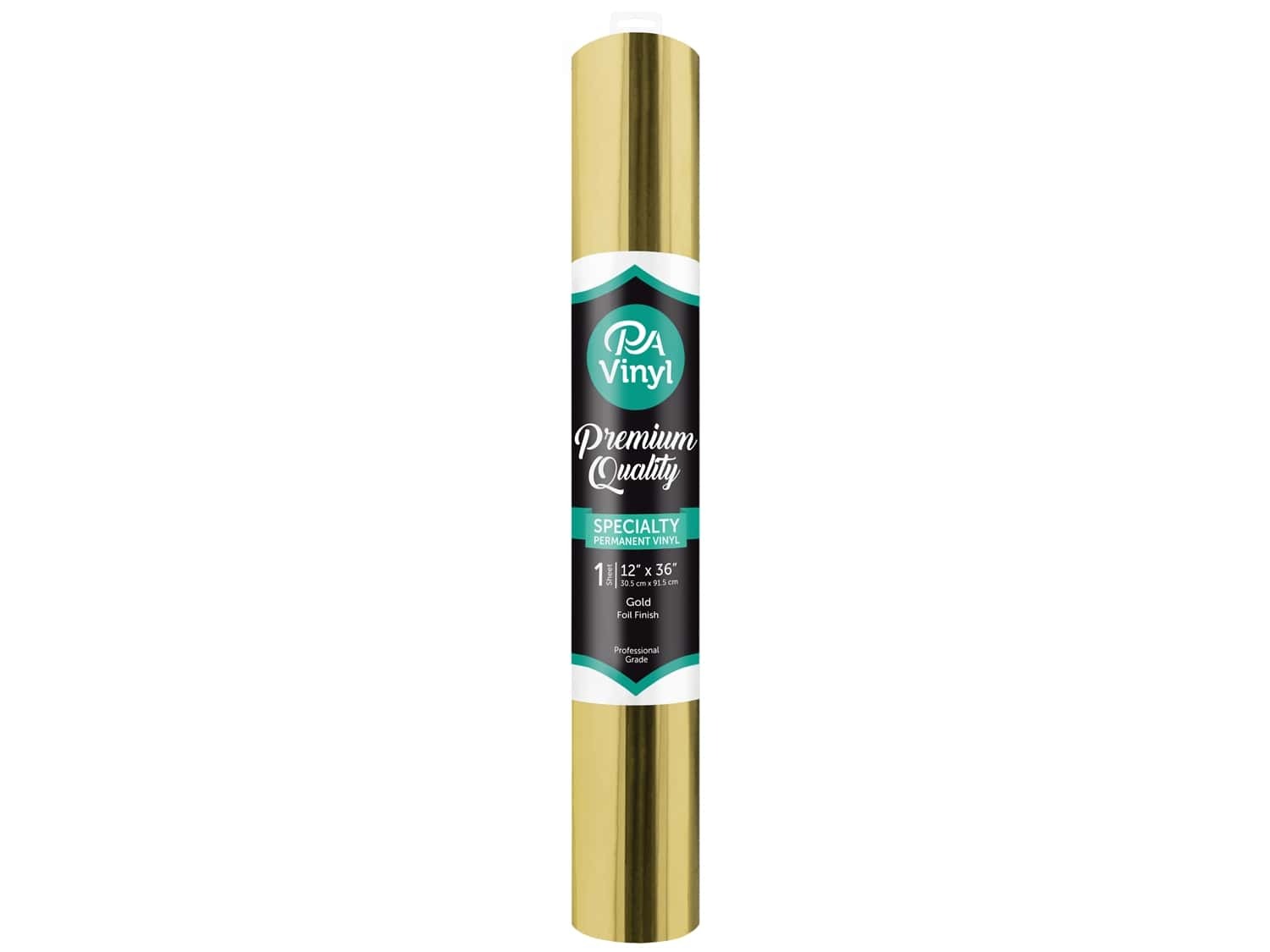 Pa Permanent Adhesive Vinyl - 12 X 36 In. - Foil Gold JB-40378_0b295308-0f0f-4db0-a48c-3ad0be0d0fba