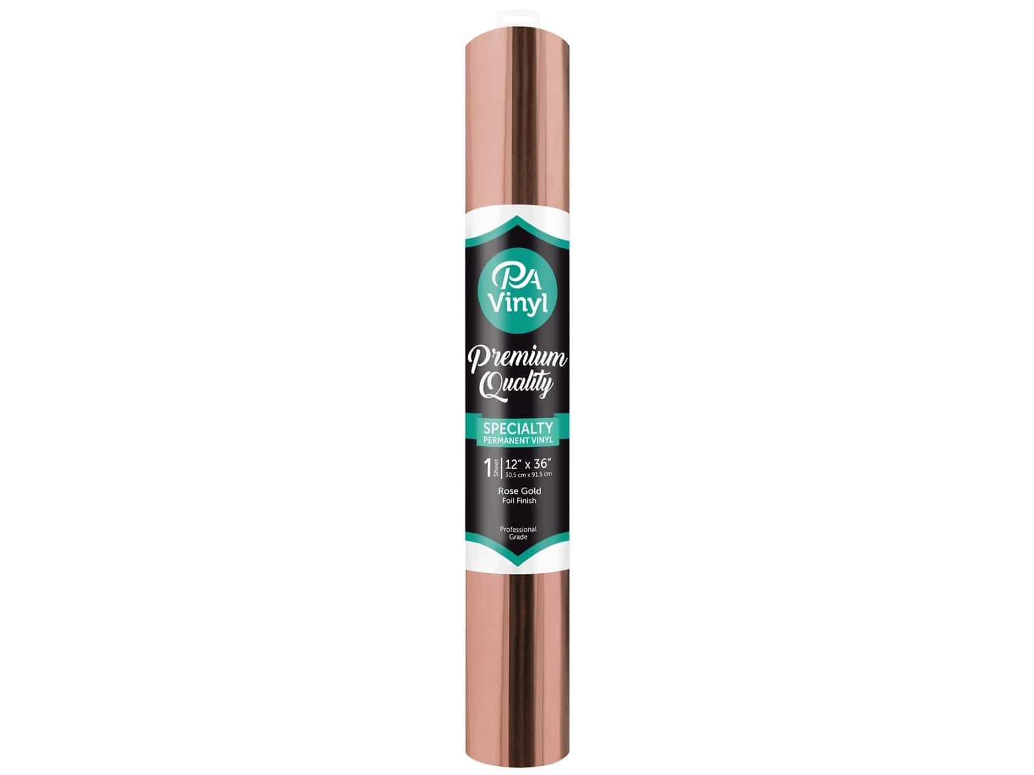 Pa Permanent Adhesive Vinyl - 12 X 36 In. - Foil Rose Gold JB-40379_5f07e6cf-f942-4617-93b3-53456d57ea2a