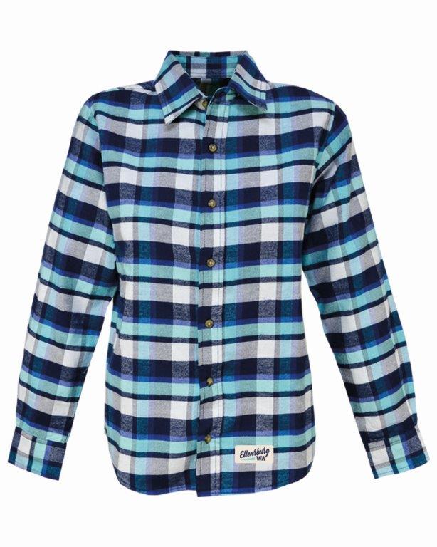 Ellensburg Flannel Button Down Shirt JB-40518_BLUE_33babbf3-95cb-40c3-b992-219ac942cd1d