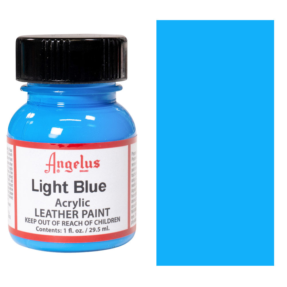 1 Oz Lt Blue Leather Paint By Angelus JB-40543