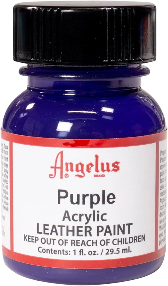 1 Oz Purple Leather Paint By Angelus JB-40547