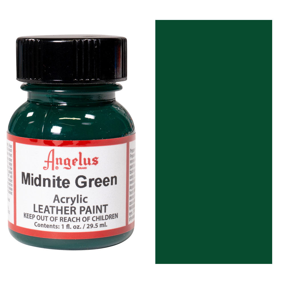 1 Oz Mdngt Green Leather Paint By Angelus JB-40549