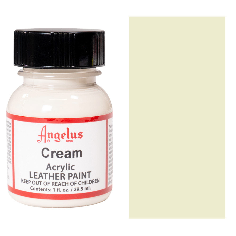 1 Oz Cream Leather Paint By Angelus JB-40561