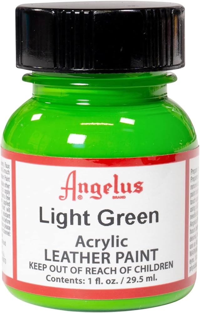 1 Oz Lt Green Leather Paint By Angelus JB-40564