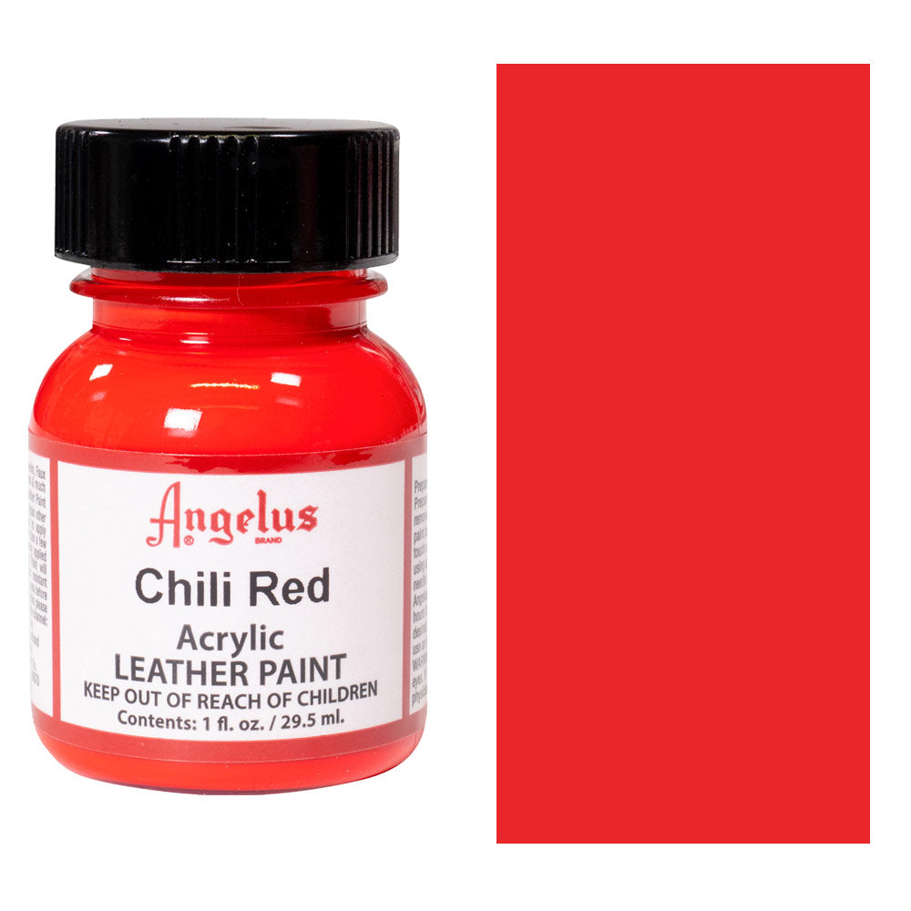 1 Oz Chili Red Leather Paint By Angelus JB-40578