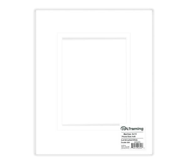 8X10 White Mat W/White Core JB-40615