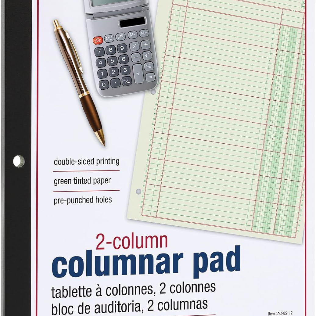 2 Column Columnar Pad JB-40669