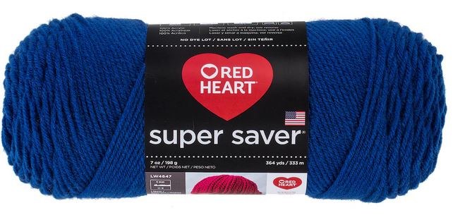 Royal 7 Oz Red Heart Yarn JB-40709