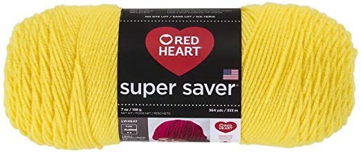 Bgt Yellow 7 Oz Red Heart Yarn JB-40712