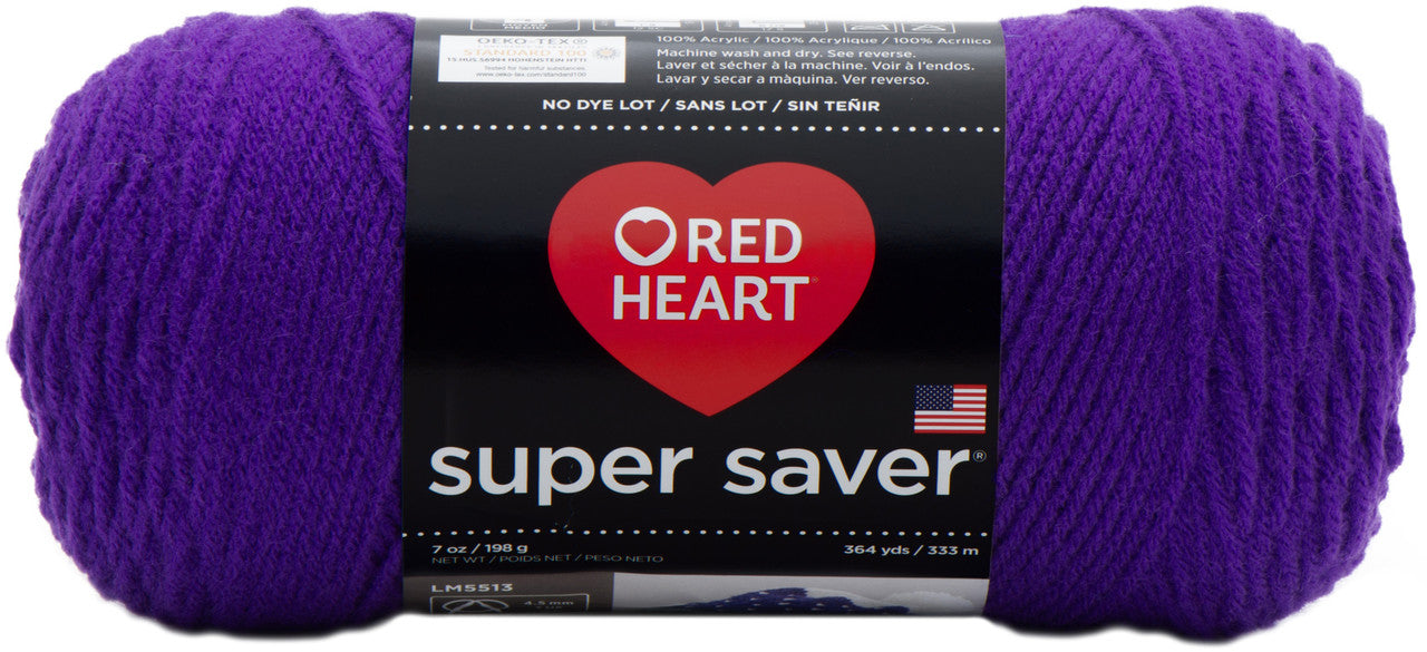 Amethyst 7 Oz Red Heart Yarn JB-40714