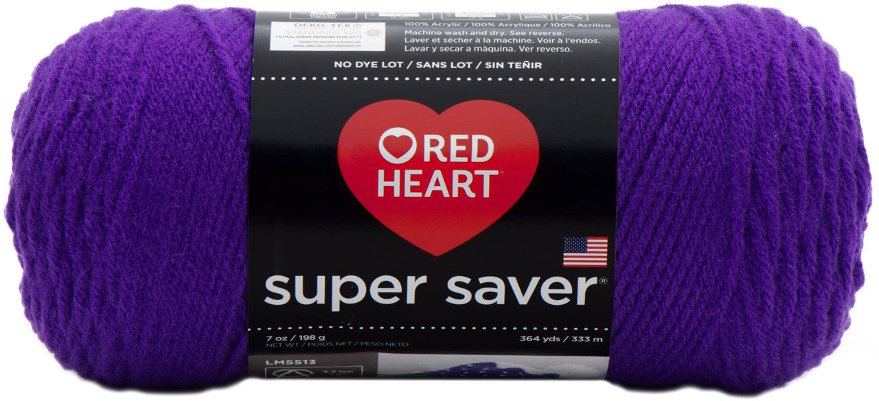 Amethyst 7 Oz Red Heart Yarn JB-40714