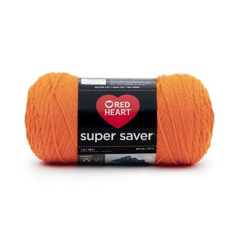 Pumpkin 7 Oz Red Heart Yarn JB-40730