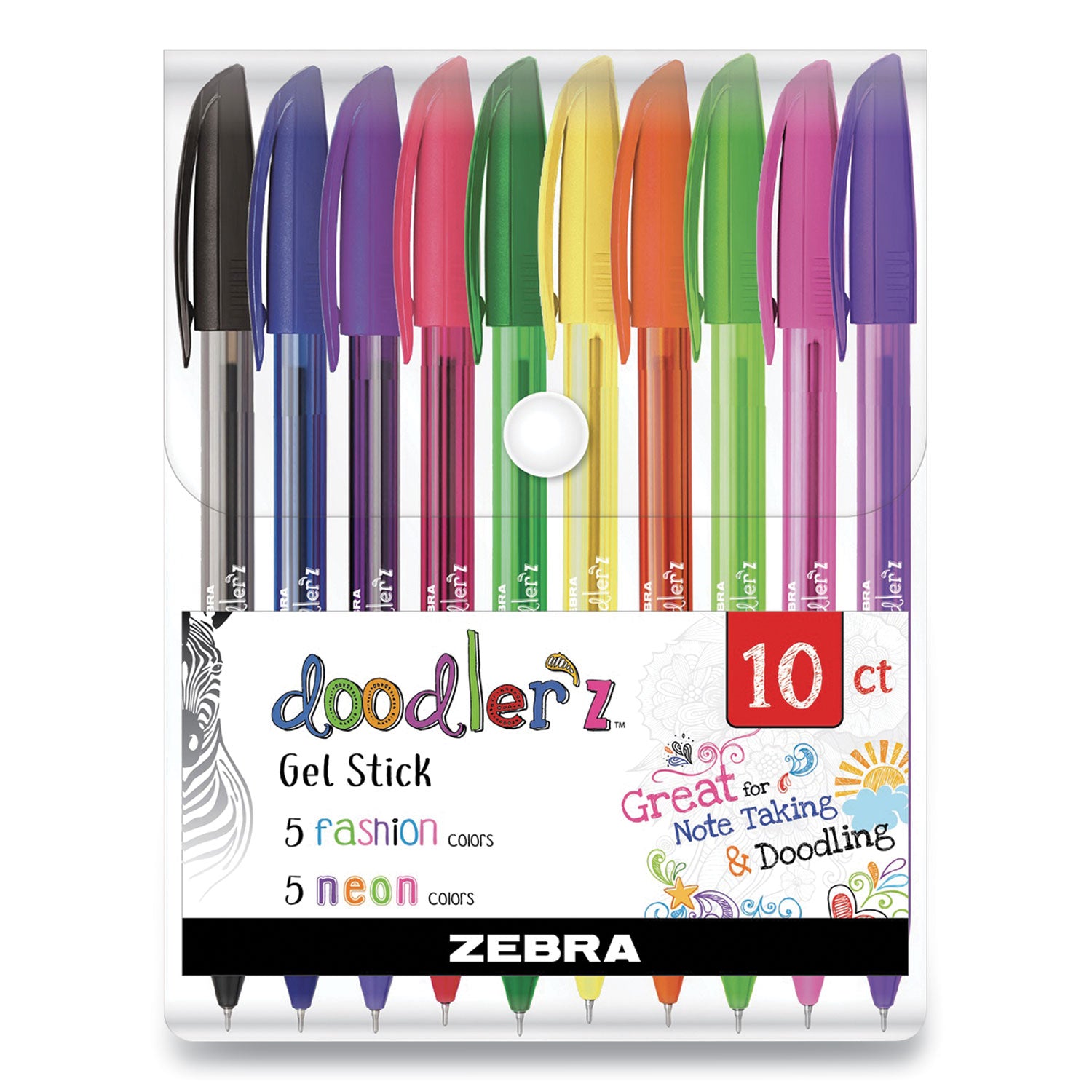 Doodlerz Gel Pens Glitter JB-40773