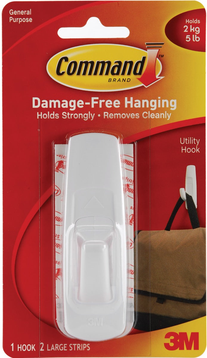 Command Large Adhesive Hook (Case Of 12) JB-40796