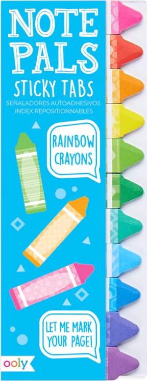 RAINBOW CRAYONS STICKY TABS JB-40813_5316ead9-4a1a-4147-9cb5-967cf1455525