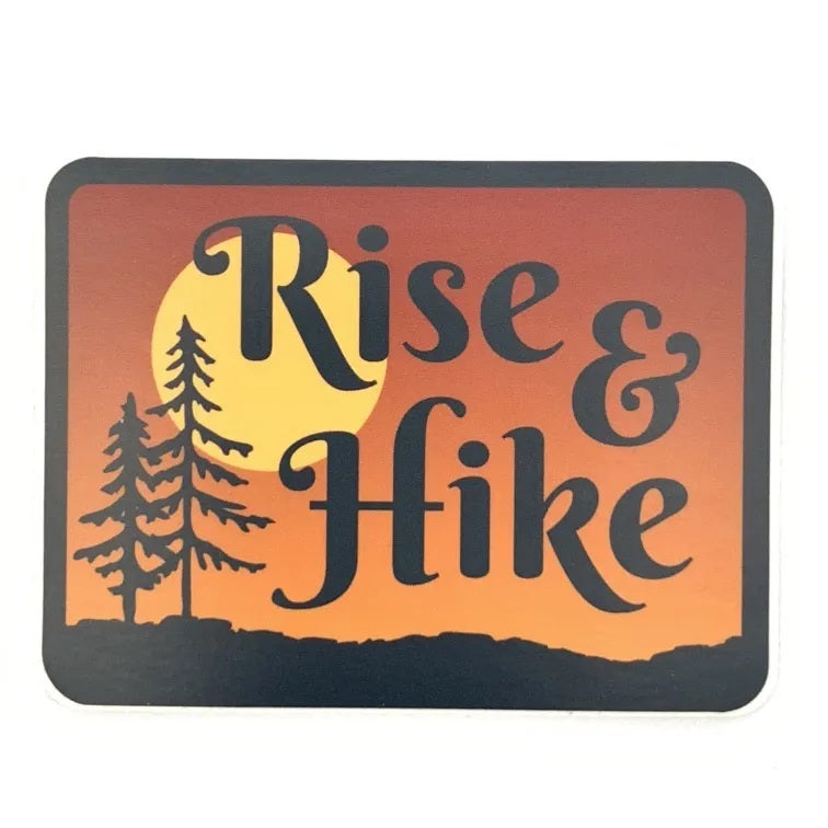 Rise & Hike Waterbottle Sticker JB-40825