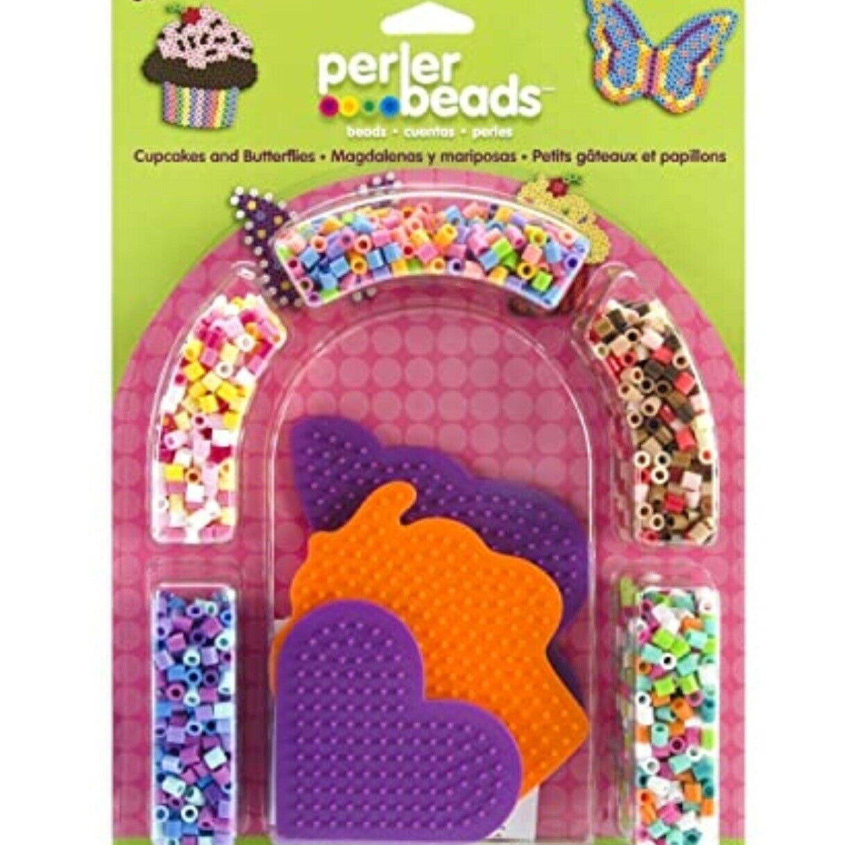 Perler Fused Bead Kit Cupcakes & Butterflies JB-41004