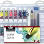 Essentials 21 Piece Watercolor Set Arts & Crafts JB-41010