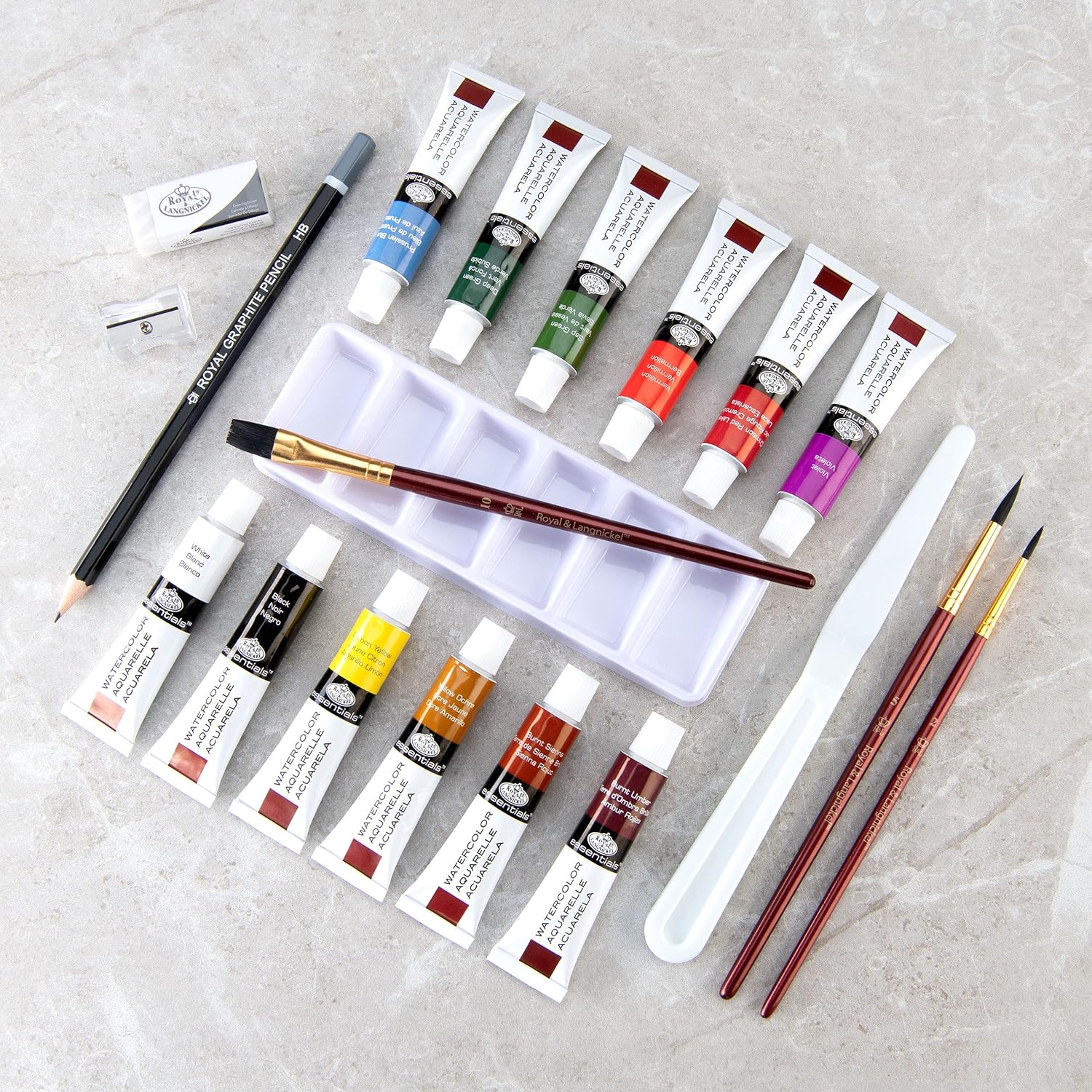 Essentials 21 Piece Watercolor Set Arts & Crafts JB-41010_1