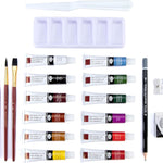 Essentials 21 Piece Watercolor Set Arts & Crafts JB-41010_4