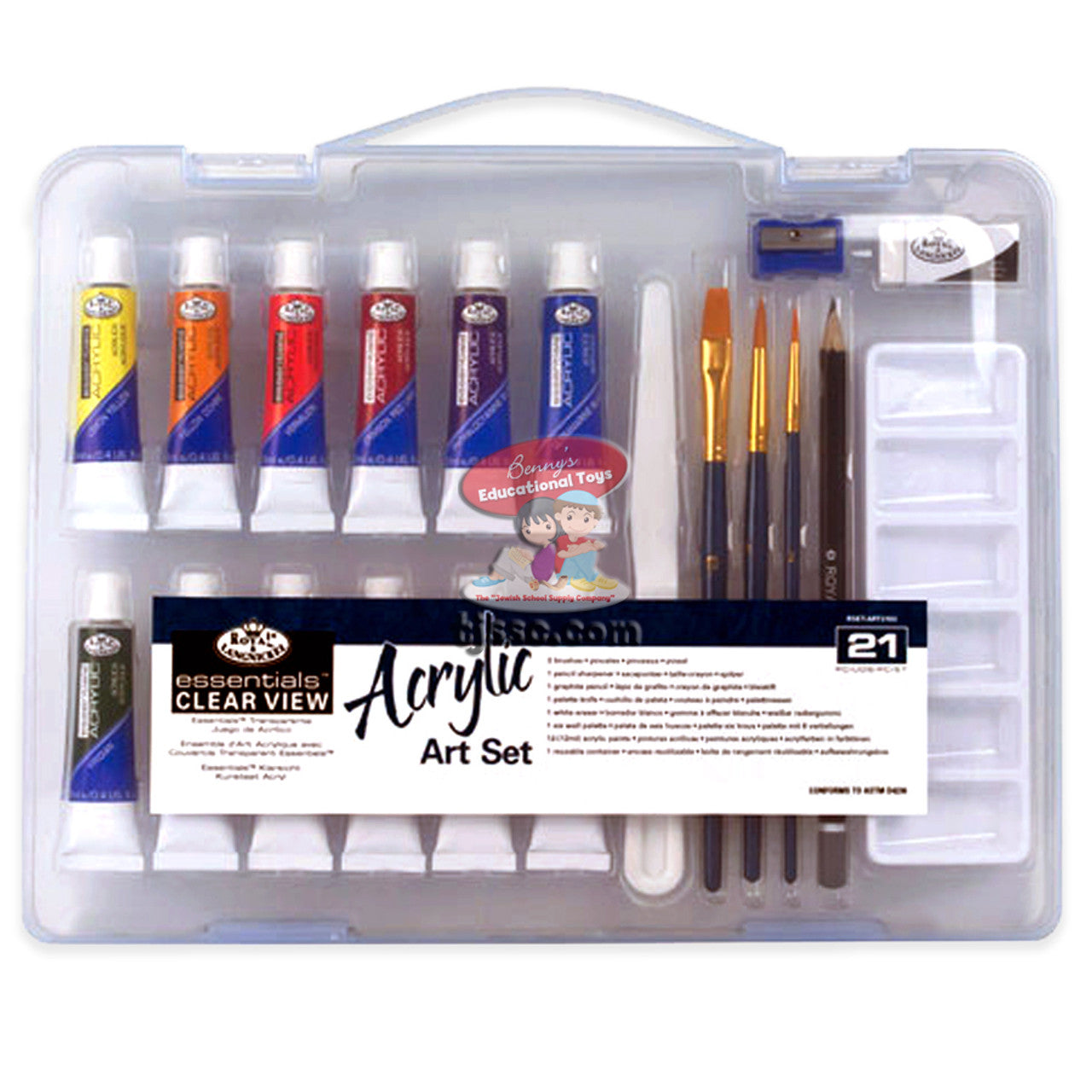 Essentials 21 Piece Acrylic Set Arts & Crafts JB-41011