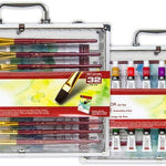Royal And Langnickel Watercolour Art Set 32 Piece In Aluminium Frame Window Box JB-41014
