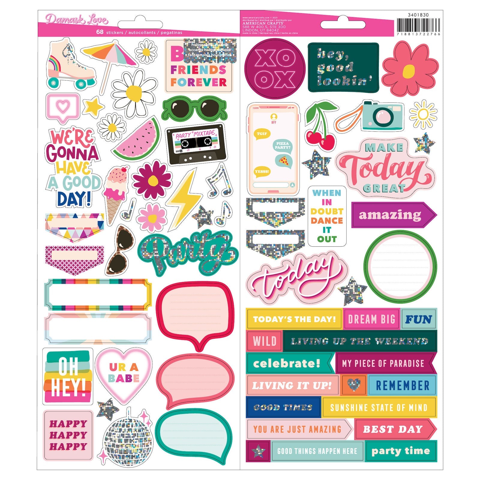 Life Of The Party Stickers JB-41121