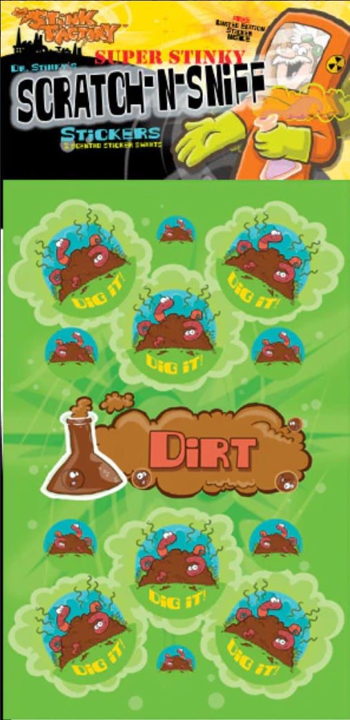 Dirt Scratch N Sniff Stickers JB-41126