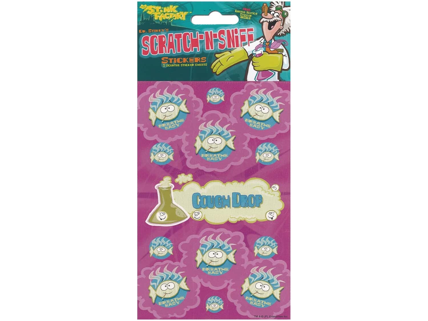 Just For Laughs Scratch-N-Sniff Stickers - Cough Drop Arts & Crafts JB-41157_7921503a-eaa6-46d6-aba6-bb2a1e53d458