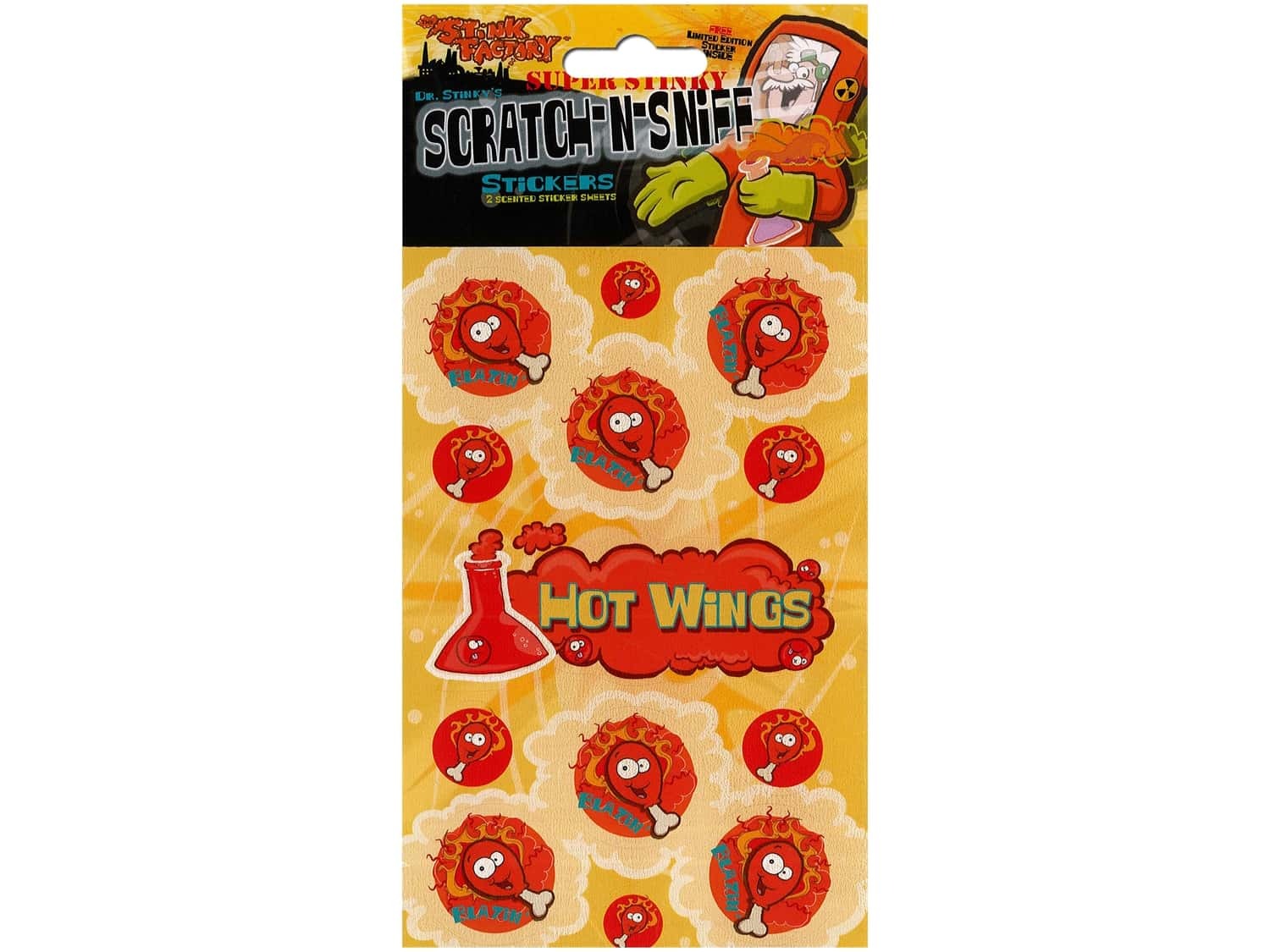 Just For Laughs Scratch-N-Sniff Stickers - Hot Wings Arts & Crafts JB-41164_01150c0f-fcb3-48f5-ac9b-326900ddd89e