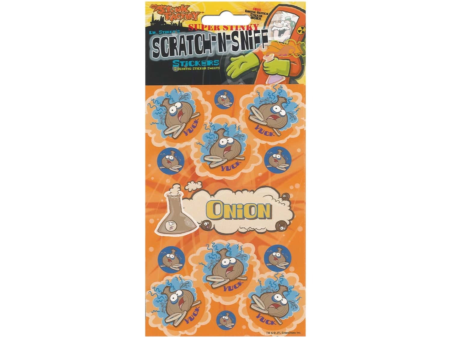 Just For Laughs Scratch-N-Sniff Stickers - Onion Arts & Crafts JB-41165_b13cc8dc-b78a-4bd0-a8b7-5702dffe1a99
