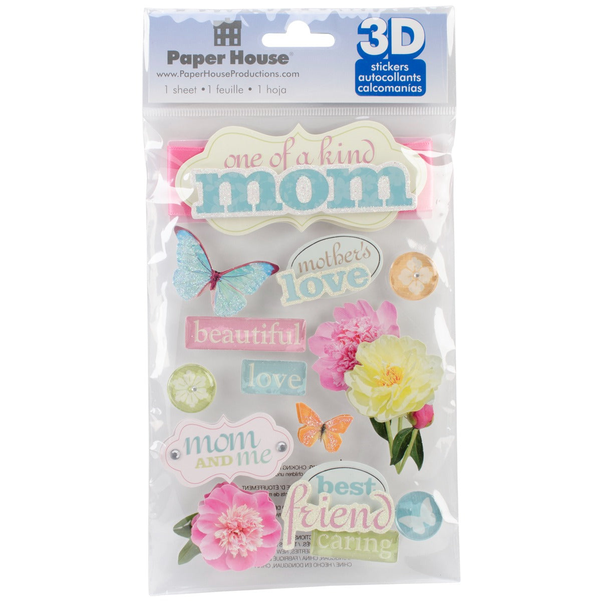 Mom 3D Stickers Arts & Crafts JB-41193