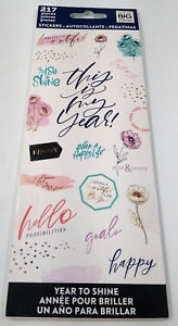 The Happy Planner Petite This Is Your Year Sticker Arts & Crafts JB-41213