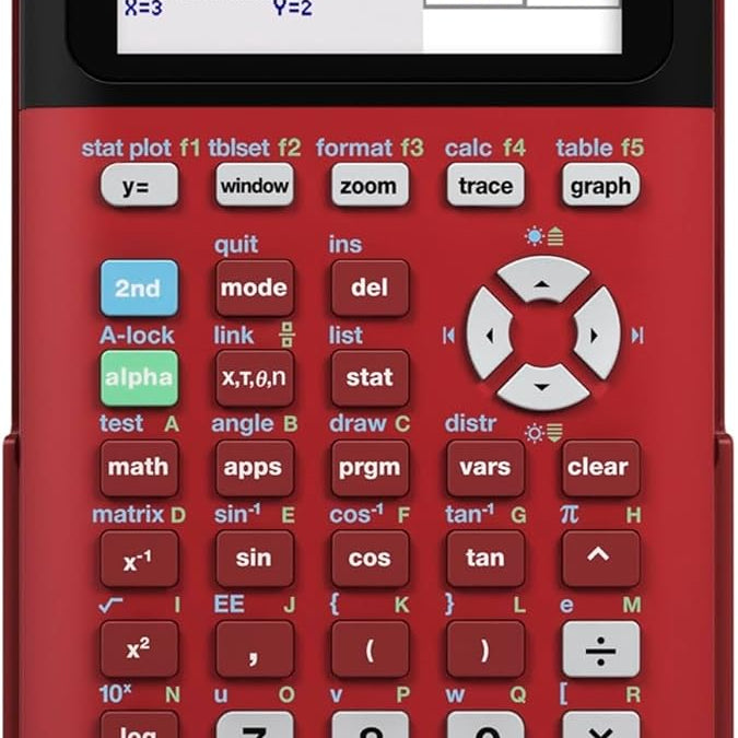 Texas Instruments Ti-84 Plus Ce Graphing Calculator - Red JB-41228