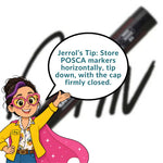 Acrylic Marker Posca Pc-5M Medium Black JB-41262_1
