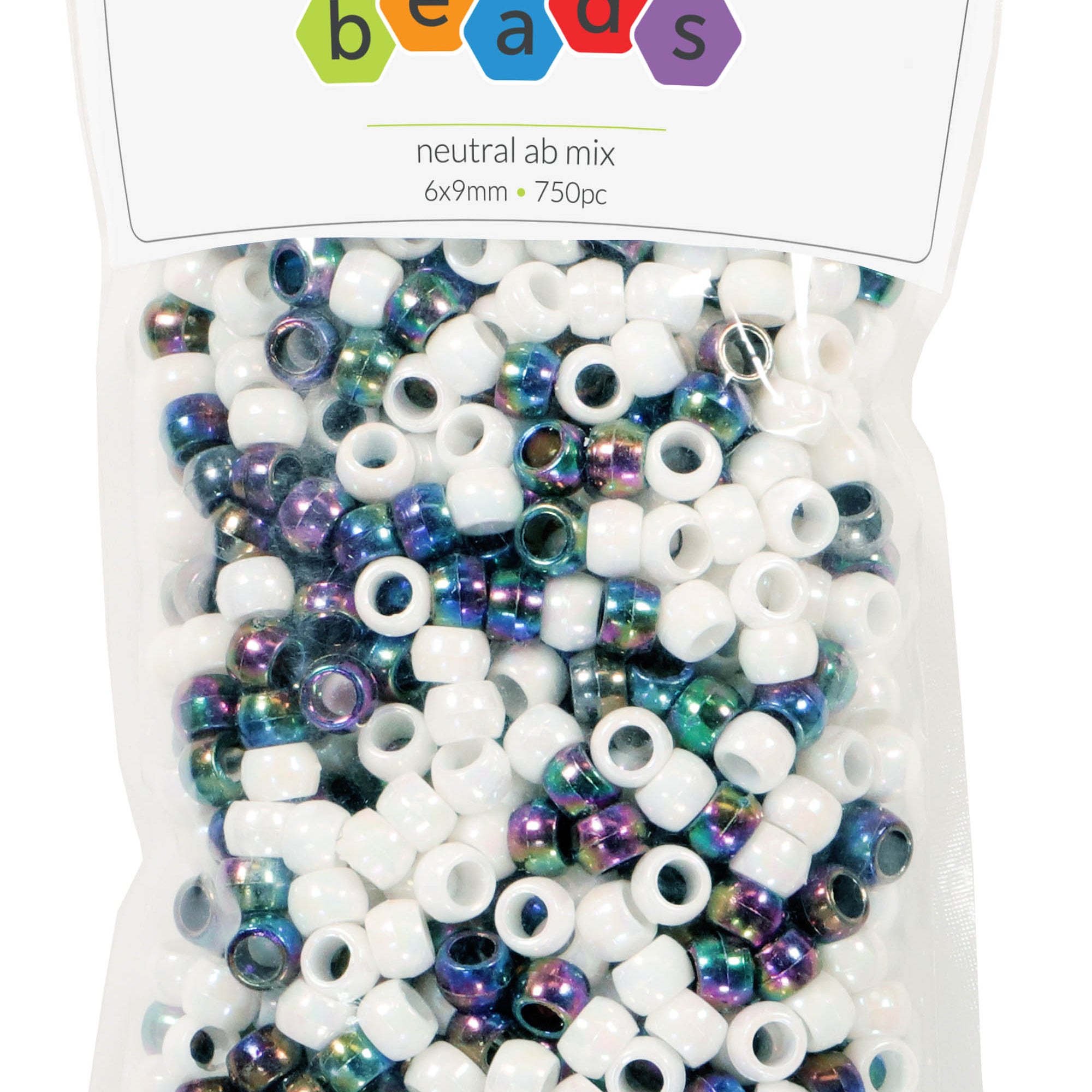 Neutral Aurora Pony Beads JB-41298