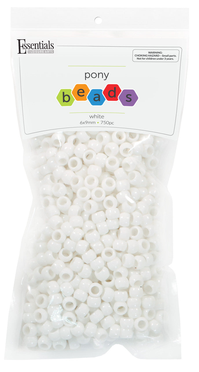Neutral White Pony Beads JB-41319