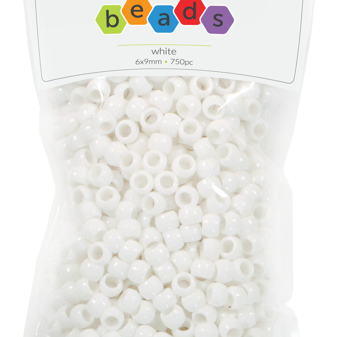 Neutral White Pony Beads JB-41319