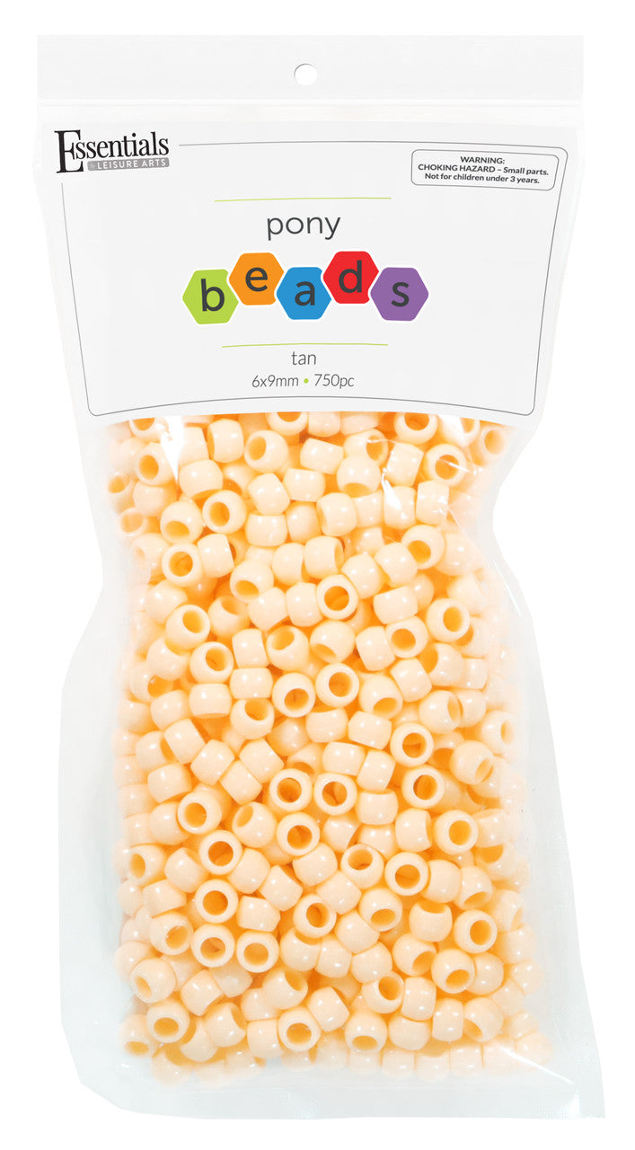 Neutral Tan Pony Beads JB-41321