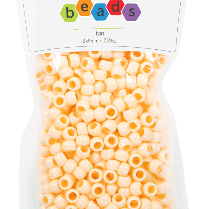 Neutral Tan Pony Beads JB-41321