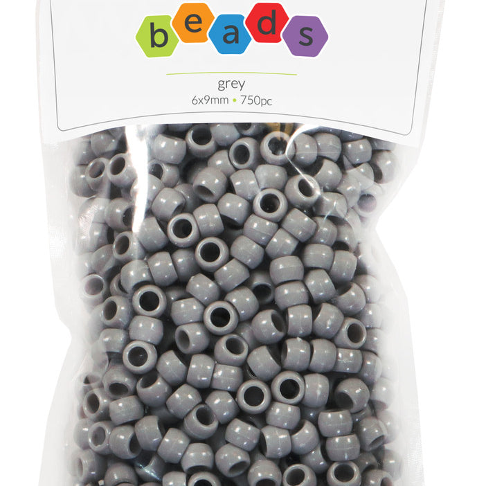 Neutral Grey Pony Beads JB-41322