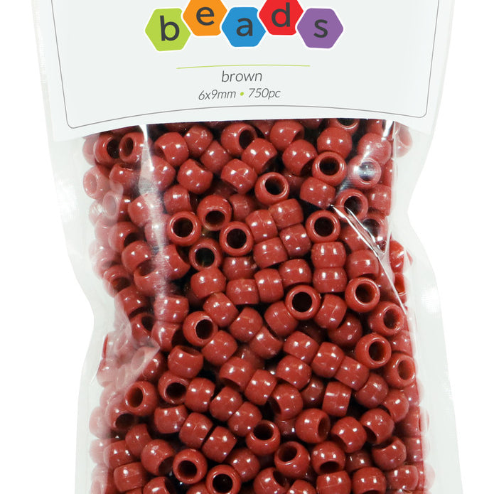 Neutral Brown Pony Beads JB-41323