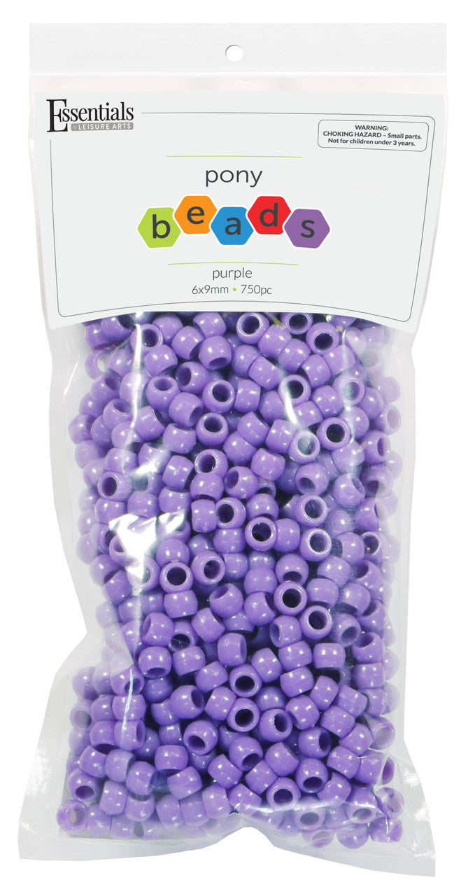 Opaque Purple Pony Beads JB-41349